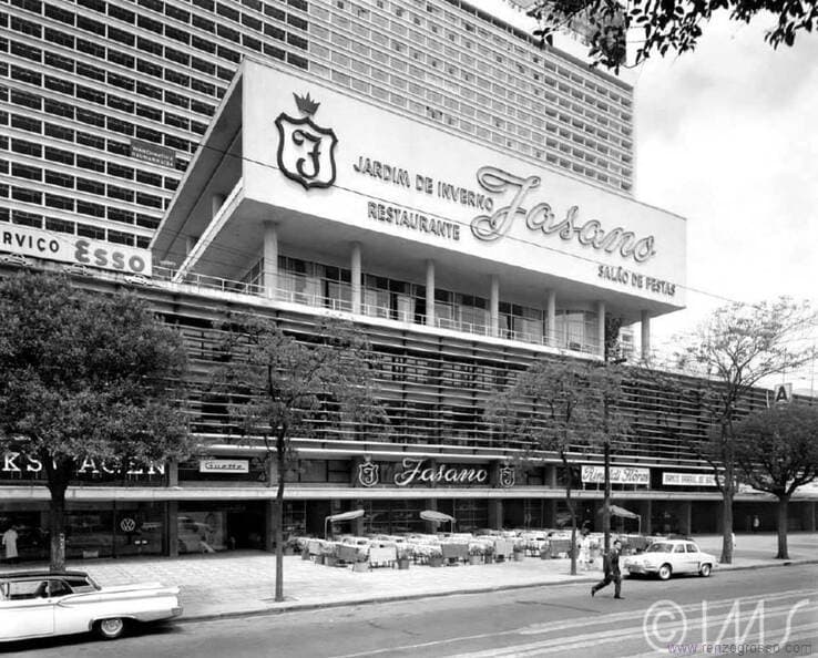 Inauguração do Fasano no Conjunto Nacional em 1961