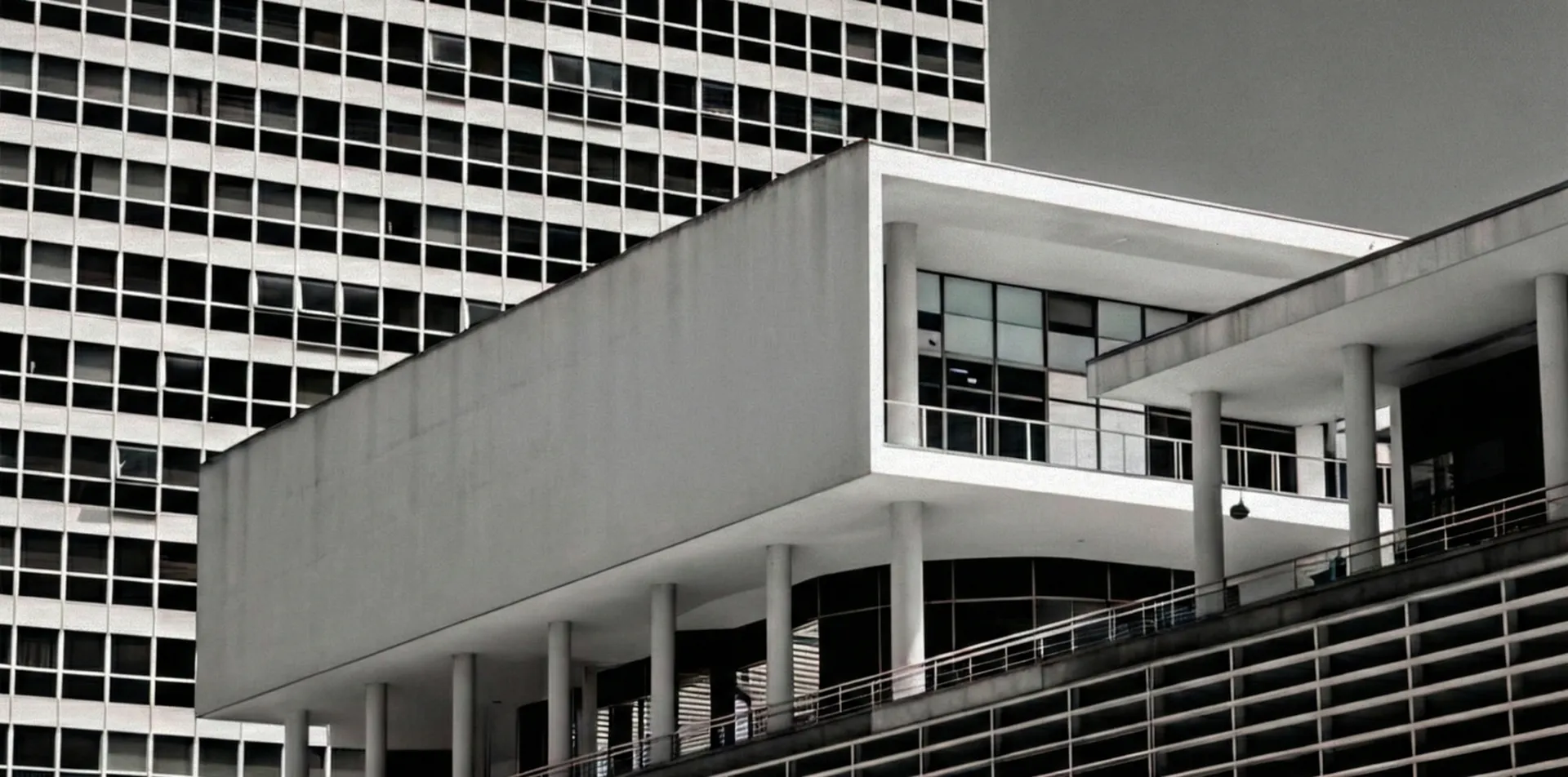 Interior histórico do Conjunto Nacional em 1958
