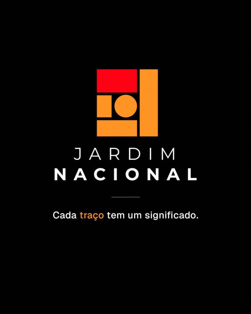 Composição gráfica do conceito do Jardim Nacional